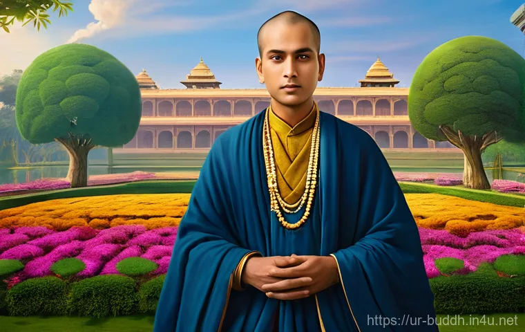 불교의 다양한 스승들 - **Prompt: The Prince's Awakening and Renunciation**
"A photorealistic image depicting Prince Sid...