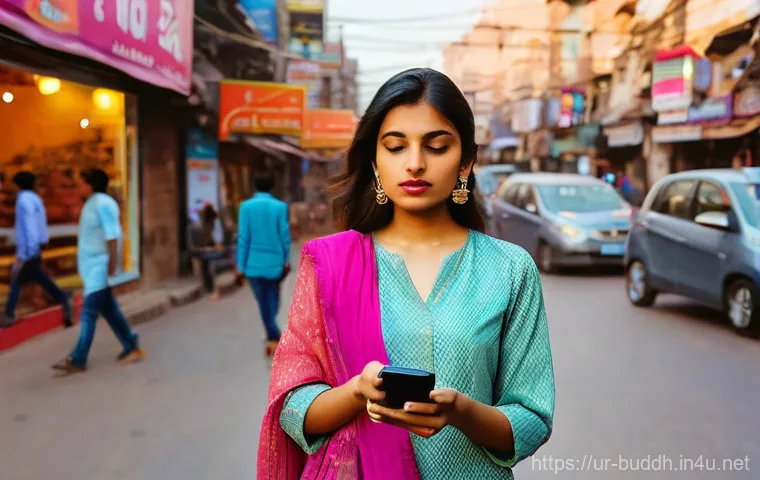 불교와 인간의 한계 - **Prompt:** A young, elegantly dressed South Asian woman in her late 20s, with a thoughtful and slig...