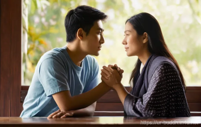 불교와 인간의 한계 - **Prompt:** A serene, dimly lit indoor setting, perhaps a cozy room with soft, natural light filteri... 불교와 인간의 한계 - **Prompt:** A serene, dimly lit indoor setting, perhaps a cozy room with soft, natural light filteri...