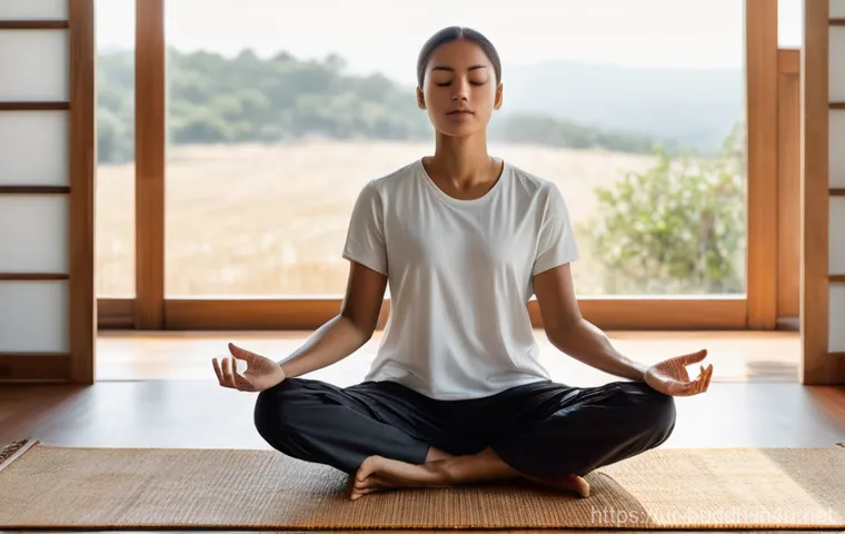 불교와 학문적 연구 - **Prompt:** "A diverse young adult, gender-neutral, wearing comfortable and modest casual clothes li...